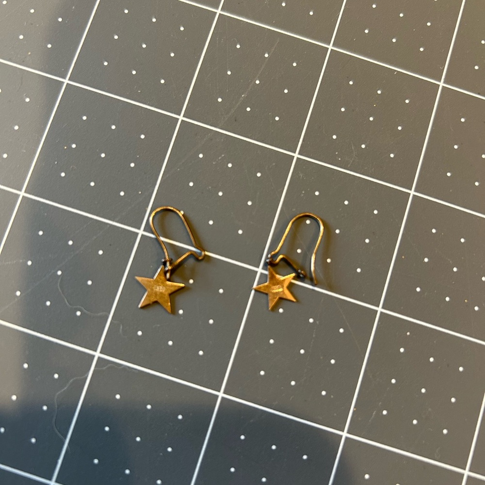 Gold Star Earrings
